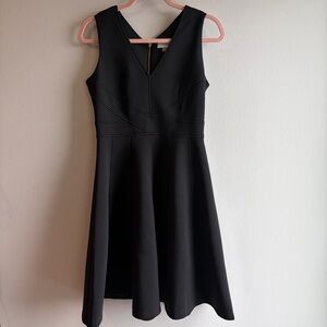 Calvin Klein Black V-Neck Mini Dress